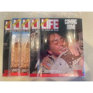 LIFE Magazine Special Edition Lot 1991 Gulf War In Time Of War 4 Issues Vintage